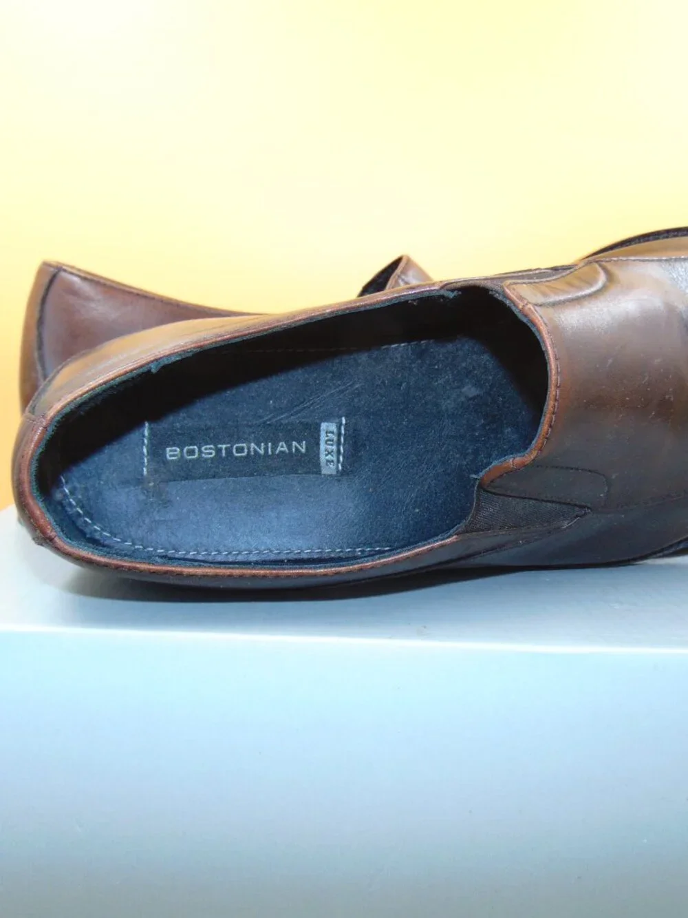 Bostonian Luxe Brown Slip On Loafer - Size 12 US